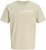 Jack & Jones Blaneo Short Sleeve T-shirt Beige - Pólók - Nagyméretű pólók - 2XL-14XL