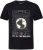North Latitude 53333 Grid Printed T-Shirt Black - Pólók - Nagyméretű pólók - 2XL-14XL