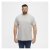 North Latitude T-Shirt O-Neck Grey Melange - Pólók - Nagyméretű pólók - 2XL-14XL