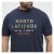 North Latitude Logo T-Shirt Navy - Pólók - Nagyméretű pólók - 2XL-14XL