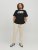 Jack & Jones Logan T-Shirt Black - Pólók - Nagyméretű pólók - 2XL-14XL
