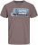 Jack & Jones Logan T-Shirt Brown - Pólók - Nagyméretű pólók - 2XL-14XL