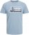 Jack & Jones Logan T-Shirt Turquoise - Pólók - Nagyméretű pólók - 2XL-14XL