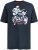 D555 Derby T-Shirt Rhythm and Rides Navy - Pólók - Nagyméretű pólók - 2XL-14XL