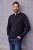 JP1880 Henley T-Shirt Long Sleeve Black TALL - FÉRFIRUHÁZAT MT-6XLT - TALL-méretek