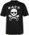 JP1880 T-Shirt Short Sleeve Skull Race Black - Pólók - Nagyméretű pólók - 2XL-14XL