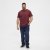 North Latitude T-Shirt O-Neck Bordeaux TALL - TALL pólók - TALL Pólók
