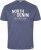 North Latitude Denim Printed T-Shirt Blue Melange TALL - TALL pólók - TALL Pólók