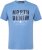 North Latitude Denim Printed Logo T-Shirt Dusty Blue TALL - TALL pólók - TALL Pólók
