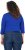 Ulla Popken Versatile Surplice Wrap Tie Hem Bolero Top Cobalt Blue - Pólók - 