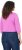 Ulla Popken Versatile Surplice Wrap Tie Hem Bolero Top Cool Pink - Pólók - 