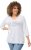 Ulla Popken City Name Graphic Tee Snow White - Mintás pólók nőknek - 
