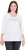 Ulla Popken SPRING Studded 3/4 Sleeve Tee Off-White - Pólók - 