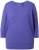 Ulla Popken Quick Drying Batwing Sleeve Tee Blueberry - Mintás pólók nőknek - 