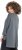 Ulla Popken 87 Applique Oversized Long Sleeve Tee Graphite Grey - Pólók - 