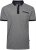 Kam Jeans 5525 Raised Dobby Fabric Polo with Tipping Black - Pólóingek - Galléros Pólók 2XL-8XL - Pólóingek 2XL-8XL
