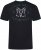 Kam Jeans 5793 Cedar Creek Reverse Print Tee Black - Pólók - Nagyméretű pólók - 2XL-14XL