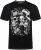 Kam Jeans 5796 Twin Gentleman Skull Print Tee Black - Pólók - Nagyméretű pólók - 2XL-14XL