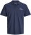 Jack & Jones College Logo Short Sleeve Polo Shirt Blue - Pólóingek - Galléros Pólók 2XL-8XL - Pólóingek 2XL-8XL