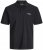 Jack & Jones College Logo Polo Short Sleeve Black - Pólóingek - Galléros Pólók 2XL-8XL - Pólóingek 2XL-8XL