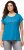 Ulla Popken Metallic Animal Cap Sleeve Graphic Tee Sapphire Blue - Mintás pólók nőknek - 