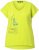 Ulla Popken Half-Sleeve A-line V-Neck Boat Pattern T-Shirt Lime - Mintás pólók nőknek - 