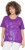 Ulla Popken Marine Print Short Sleeve Tee Purple - Mintás pólók nőknek - 