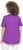 Ulla Popken Marine Print Short Sleeve Tee Purple - Mintás pólók nőknek - 