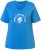 Ulla Popken Shell Picker Club Short Sleeve Graphic Tee Teal Blue - NŐI RUHÁZAT 40-66 - 