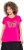 Ulla Popken Free Spirit Butterfly Cap Sleeve Graphic Tee Magenta Pink - Mintás pólók nőknek - 