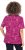 Ulla Popken Abstract Animal Print Short Sleeve Tee Magnolia Red - Mintás pólók nőknek - 