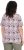 Ulla Popken Half-sleeve A-line V-neck Pointed Hem Animal Pattern T-shirt Pastel Rose - Mintás pólók nőknek - 