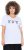 Ulla Popken Bow Short Sleeve Graphic Tee Snow White - Mintás pólók nőknek - 