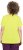 Ulla Popken Wild Antibacterial Short Sleeve Tee Lime - Pólók - 