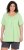 Ulla Popken Essential Front Pleat Tee Light Green - Pólók - 