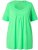 Ulla Popken Essential Front Pleat Tee Mint Green - Pólók - 
