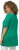 Ulla Popken Essential Front Pleat Tee Emerald Green - Pólók - 