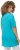 Ulla Popken Essential Front Pleat Tee Deep Aqua - Pólók - 