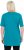 Ulla Popken Essential Front Pleat Tee Teal - Pólók - 