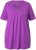 Ulla Popken Essential Front Pleat Tee Purple - Pólók - 
