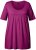 Ulla Popken Essential Front Pleat Tee Berry - Pólók - 