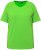 Ulla Popken Piping Accent Functional UVP 50+ Stretch Knit Top Light Green - Pólók - 