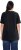 Ulla Popken Essential Notch Neck Stretch Tee Black - Pólók - 