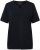 Ulla Popken Essential Notch Neck Stretch Tee Navy Blue - Pólók - 