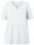 Ulla Popken Essential Notch Neck Stretch Tee Snow White - Pólók - 