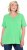 Ulla Popken Essential Notch Neck Stretch Tee Mint Green - Pólók - 