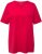 Ulla Popken Essential Notch Neck Stretch Tee Red - Pólók - 