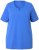 Ulla Popken Essential Notch Neck Stretch Tee Peacock Blue - Pólók - 
