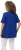Ulla Popken Essential Notch Neck Stretch Tee Cobalt Blue - Pólók - 