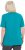 Ulla Popken Essential Notch Neck Stretch Tee Teal - Pólók - 